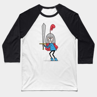 En Garde! Red Knight Baseball T-Shirt